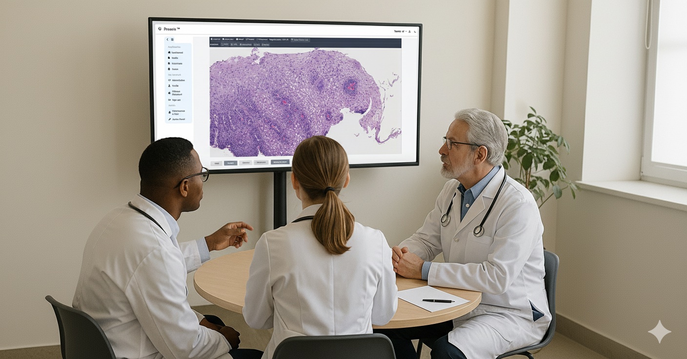 Healthcare professionals collaborating